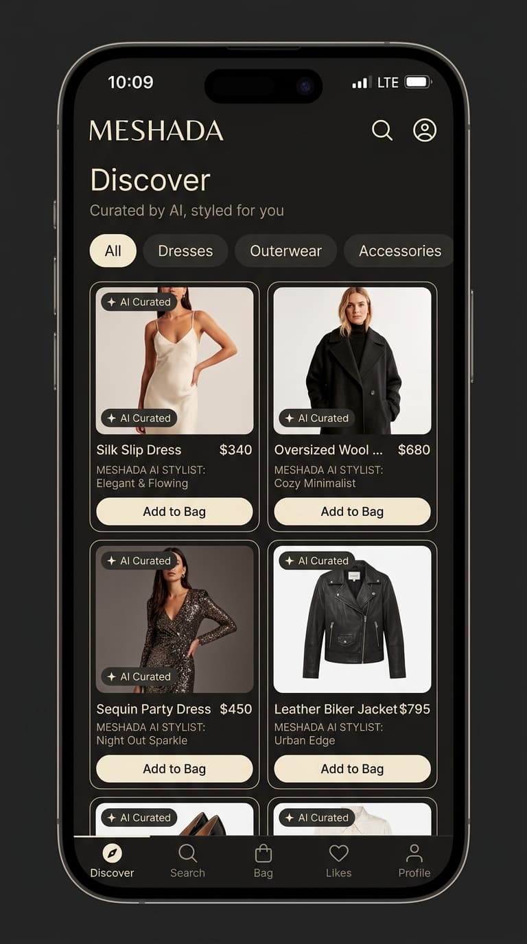 Meshada — AI-powered style discovery